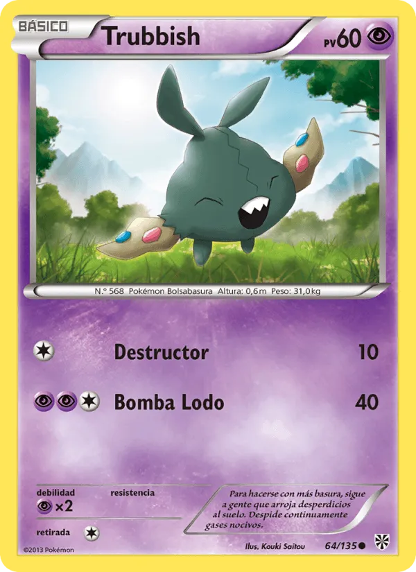 Trubbish · Tormenta Plasma 64/135
