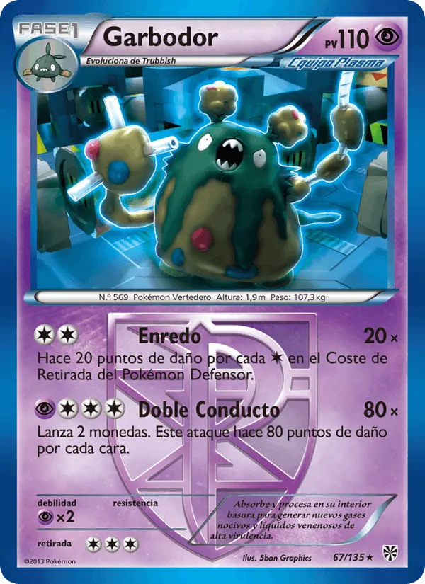 Garbodor · Tormenta Plasma 67/135
