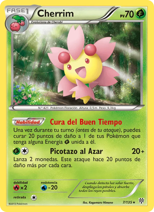 Cherrim · Tormenta Plasma 7/135