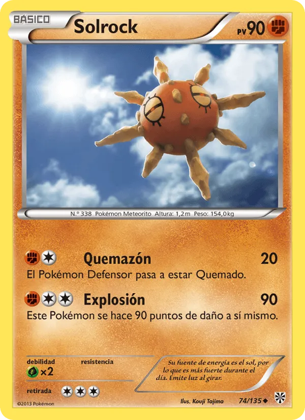 Solrock · Tormenta Plasma 74/135
