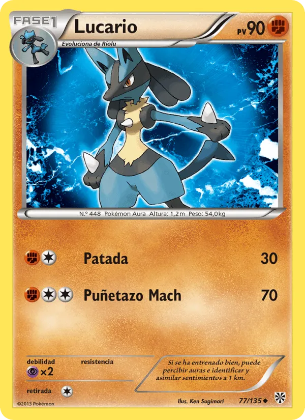 Lucario · Tormenta Plasma 77/135