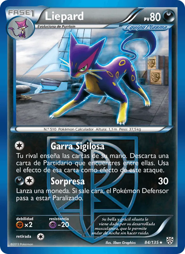 Liepard · Tormenta Plasma 84/135