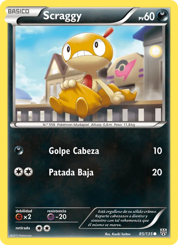 Scraggy · Tormenta Plasma 85/135