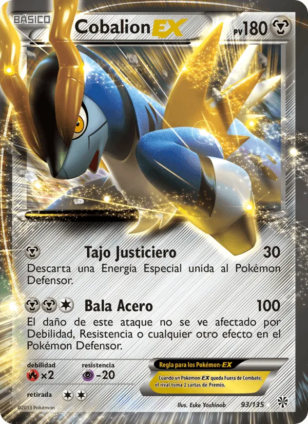 Cobalion-EX · Tormenta Plasma 93/135