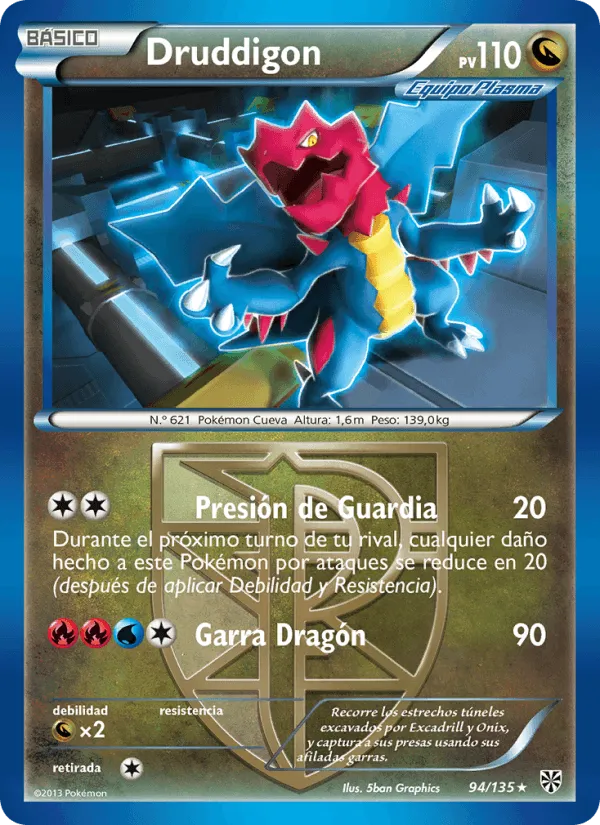 Druddigon · Tormenta Plasma 94/135