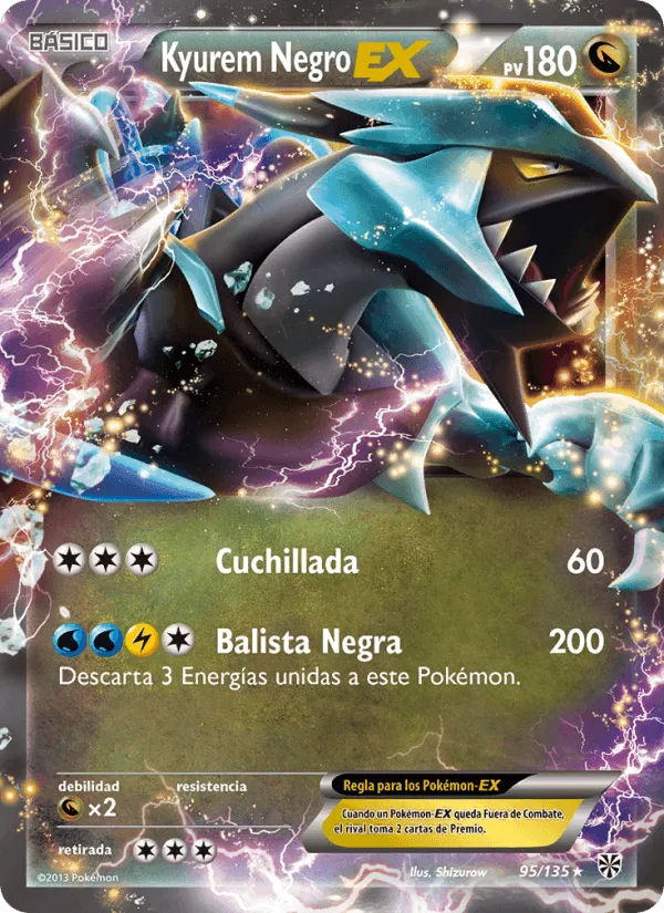 Kyurem Negro-EX · Tormenta Plasma 95/135