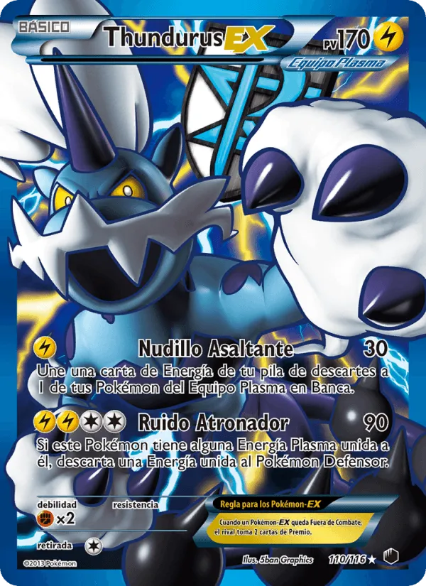 Thundurus-EX · Glaciación Plasma 110/116