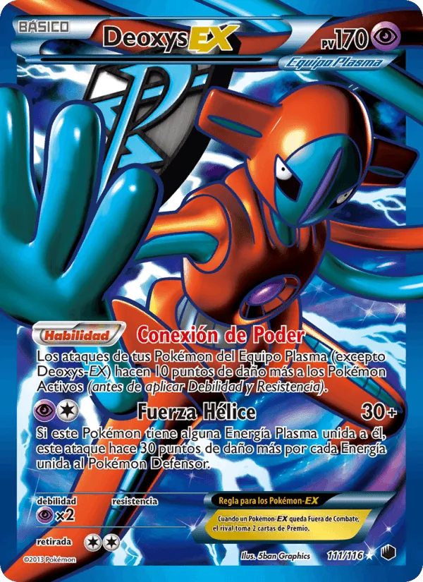 Deoxys-EX · Glaciación Plasma 111/116