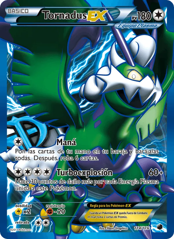Tornadus-EX · Glaciación Plasma 114/116