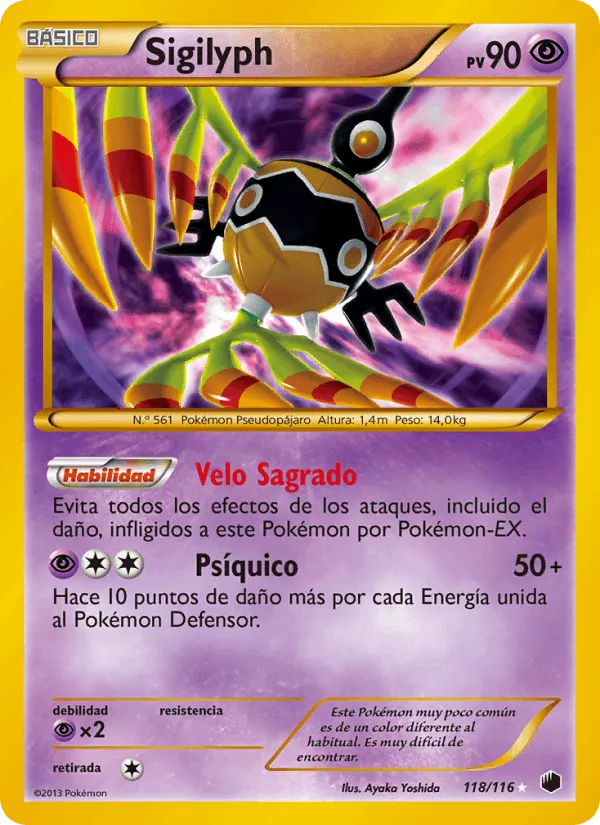 Sigilyph · Glaciación Plasma 118/116
