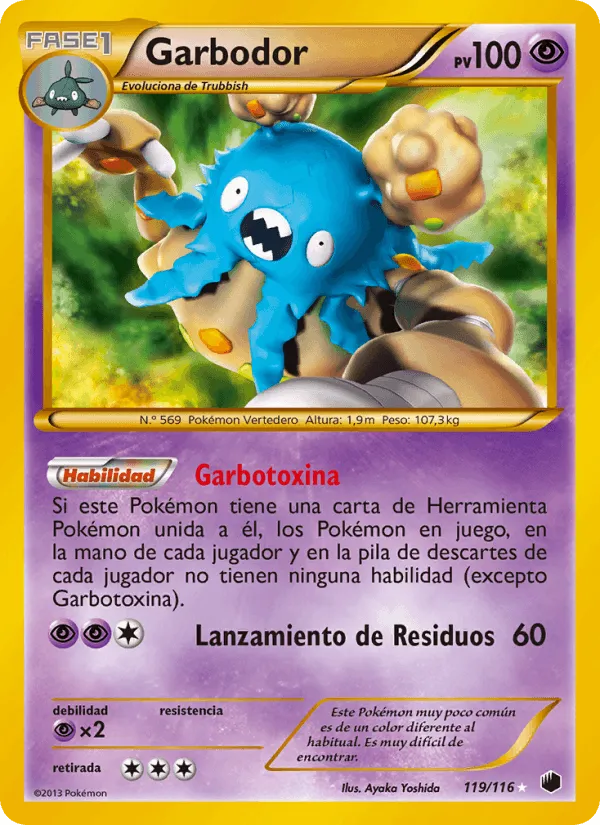 Garbodor · Glaciación Plasma 119/116