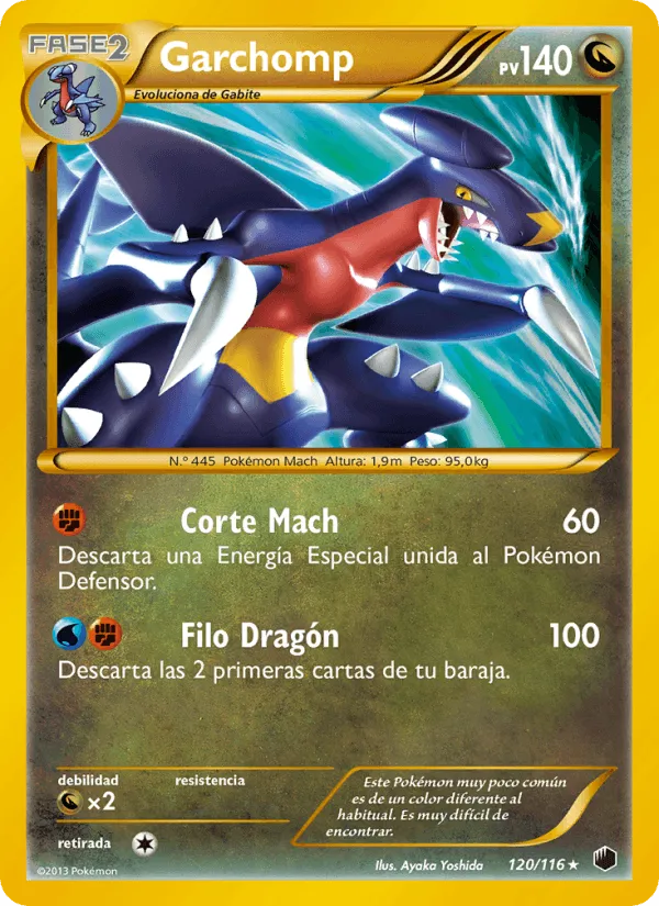 Garchomp · Glaciación Plasma 120/116