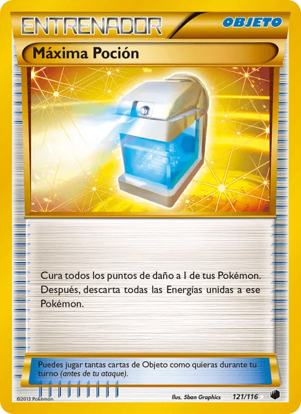 Máxima Poción · Glaciación Plasma 121/116