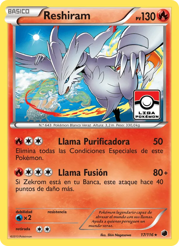 Reshiram · Glaciación Plasma 17/116