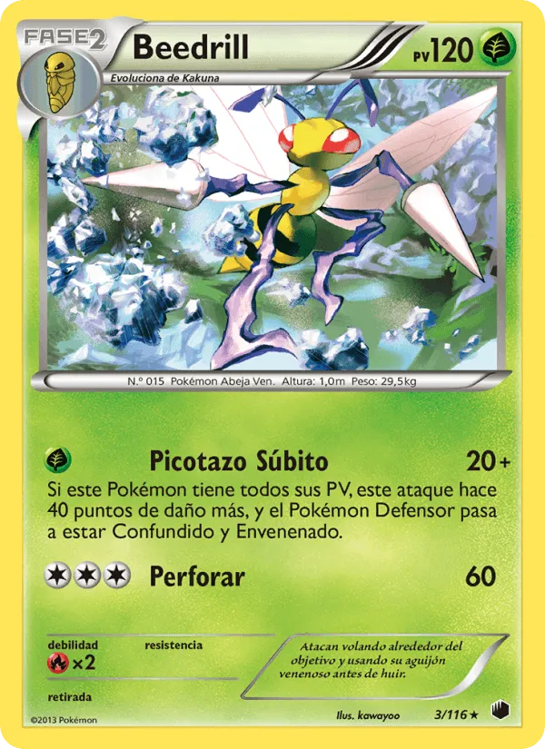 Beedrill · Glaciación Plasma 3/116