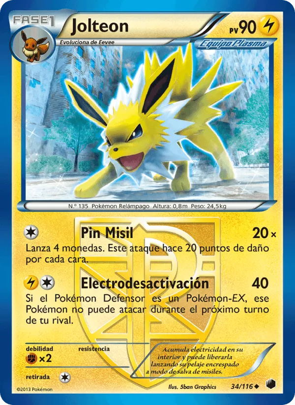 Jolteon · Glaciación Plasma 34/116