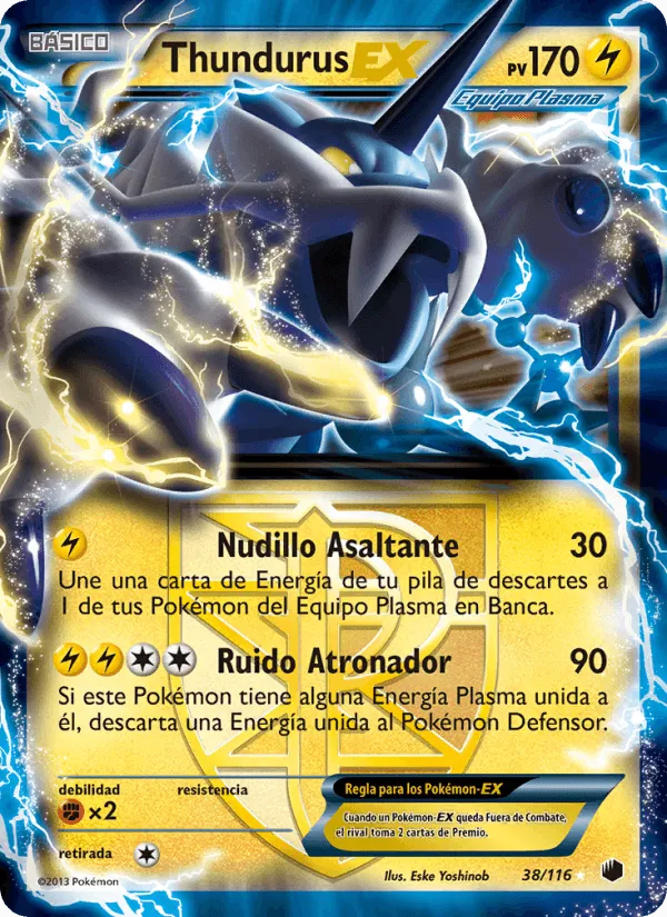 Thundurus-EX · Glaciación Plasma 38/116
