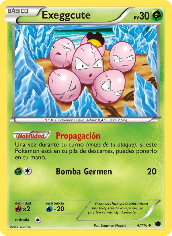 Exeggcute · Glaciación Plasma 4/116