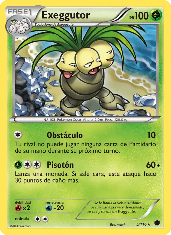 Exeggutor · Glaciación Plasma 5/116
