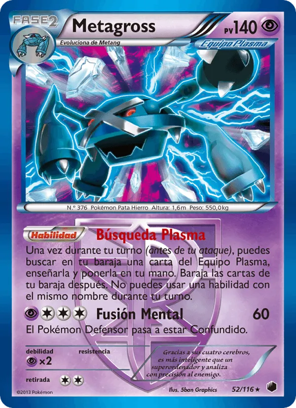 Metagross · Glaciación Plasma 52/116
