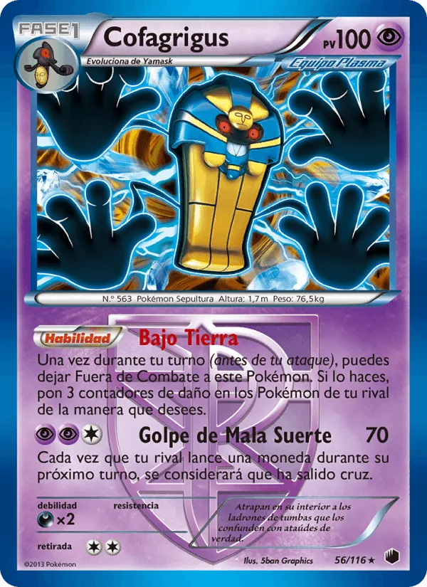Cofagrigus · Glaciación Plasma 56/116