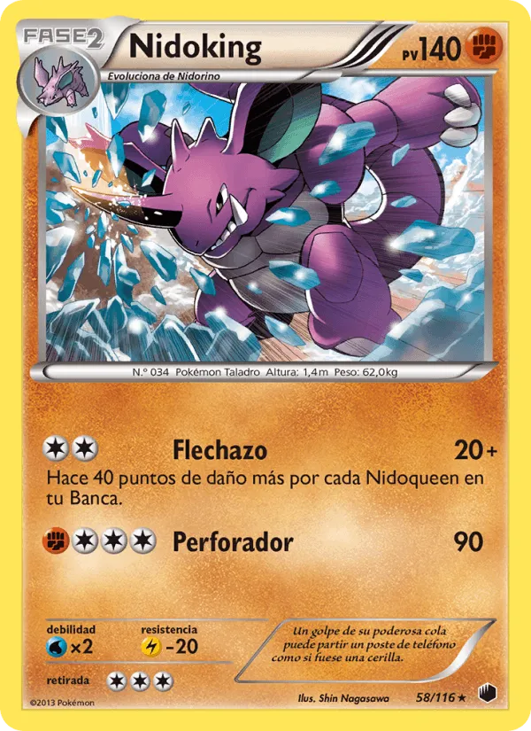 Nidoking · Glaciación Plasma 58/116