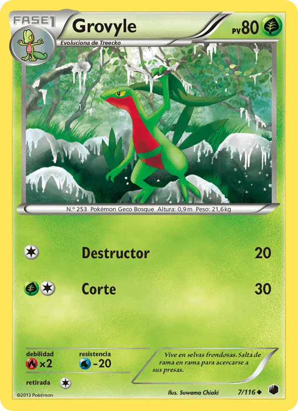 Grovyle · Glaciación Plasma 7/116