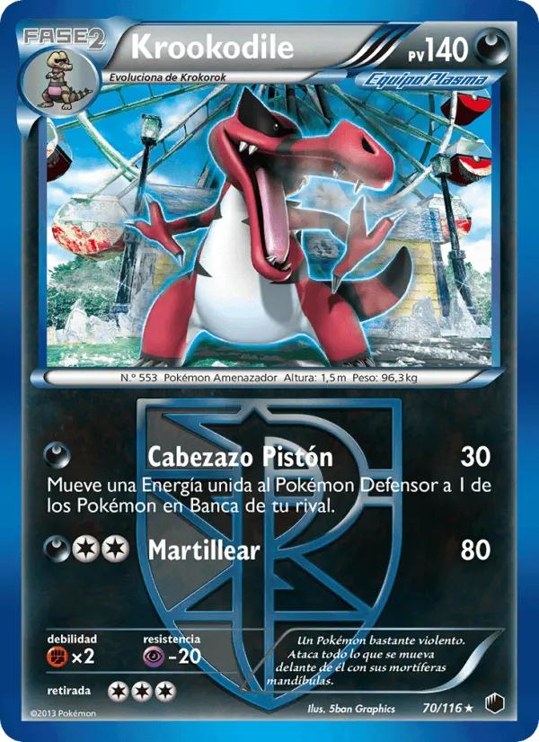 Krookodile · Glaciación Plasma 70/116