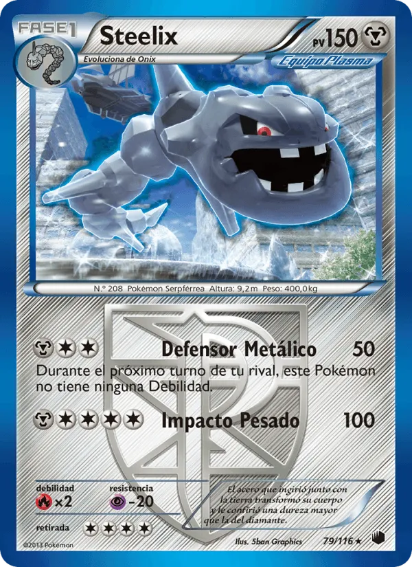 Steelix · Glaciación Plasma 79/116