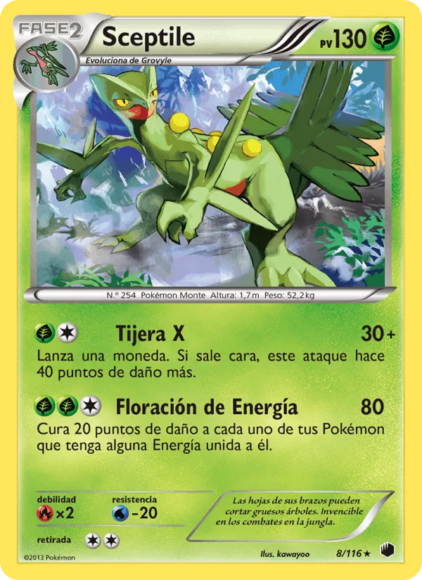Sceptile · Glaciación Plasma 8/116