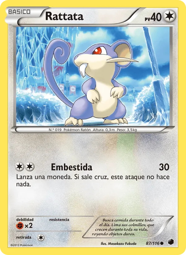 Rattata · Glaciación Plasma 87/116