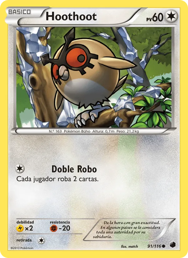 Hoothoot · Glaciación Plasma 91/116