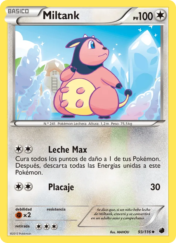 Miltank · Glaciación Plasma 93/116