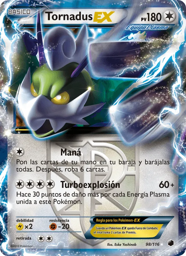 Tornadus-EX · Glaciación Plasma 98/116