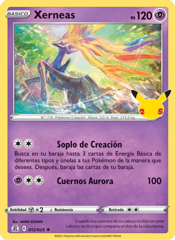 Xerneas · Celebraciones 12/25