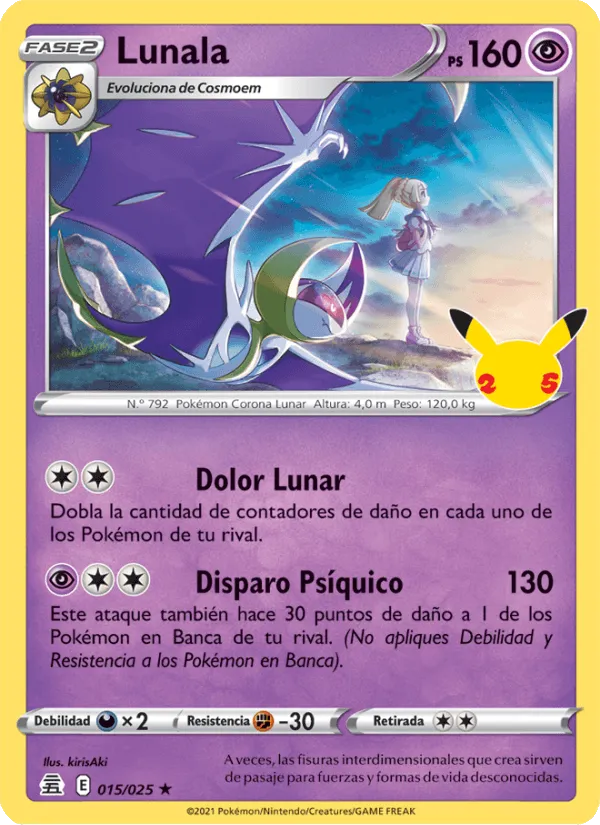 Lunala · Celebraciones 15/25