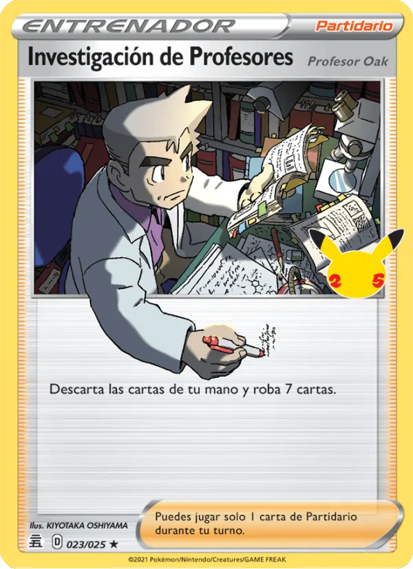 Investigación de Profesores (Profesor Oak) · Celebraciones 23/25
