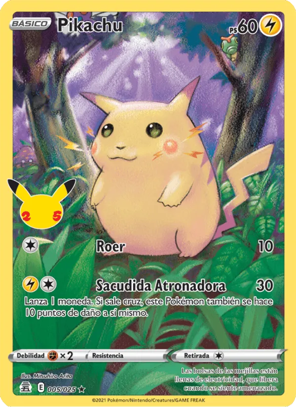 Pikachu · Celebraciones 5/25