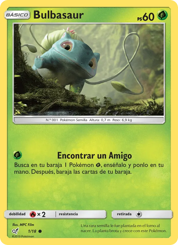 Bulbasaur · Detective Pikachu 1/18