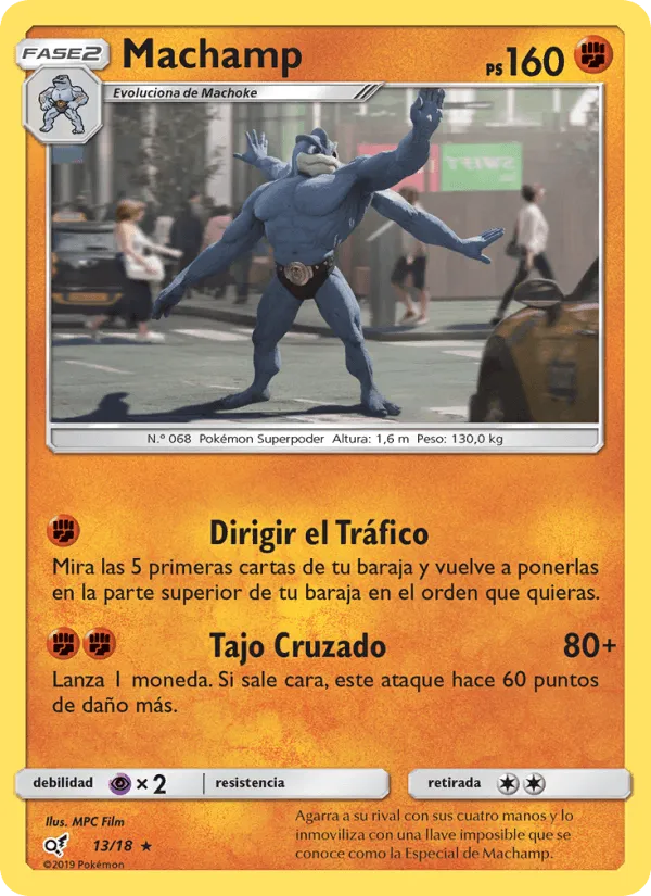 Machamp · Detective Pikachu 13/18