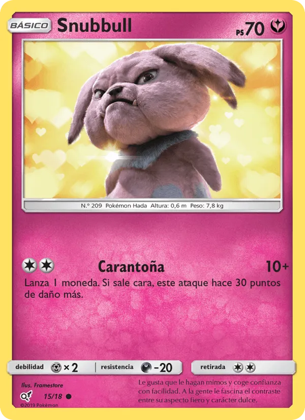 Snubbull · Detective Pikachu 15/18