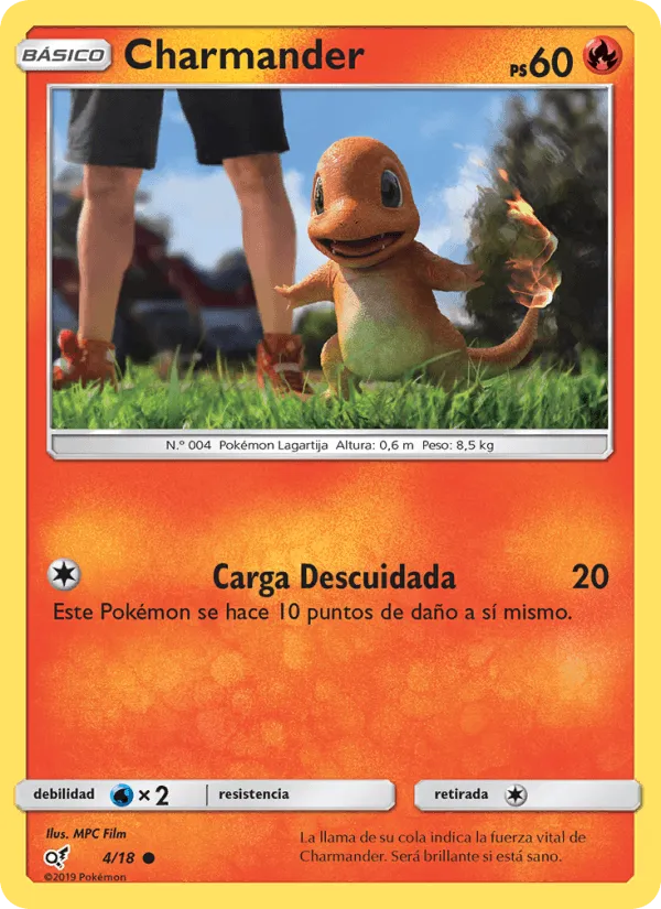 Charmander · Detective Pikachu 4/18