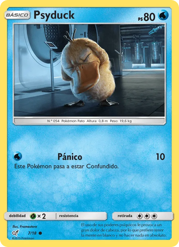 Psyduck · Detective Pikachu 7/18