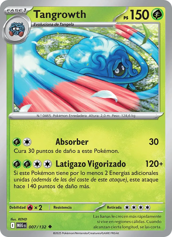Tangrowth · Megaevolución 007/132