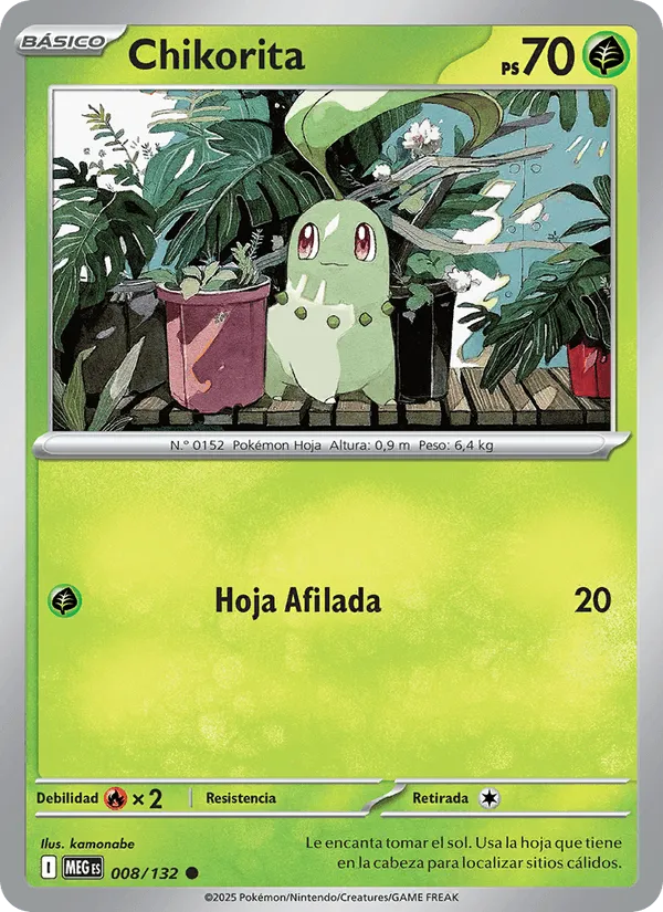 Chikorita · Megaevolución 008/132