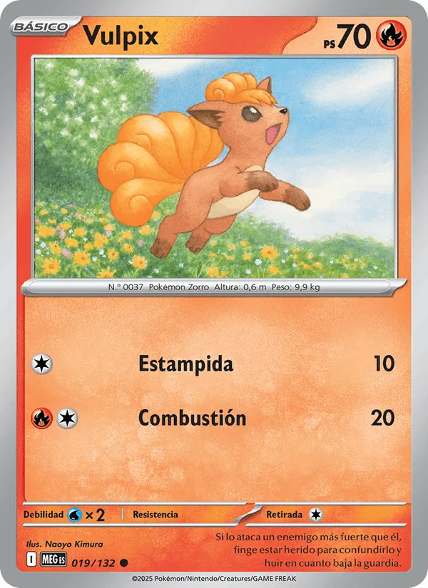 Vulpix · Megaevolución 019/132