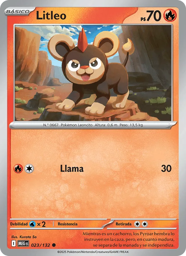 Litleo · Megaevolución 023/132
