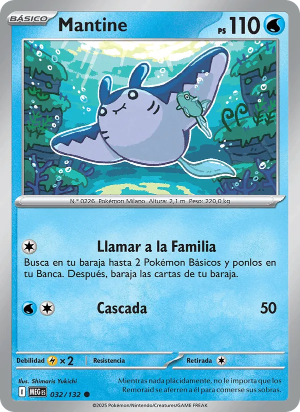 Mantine · Megaevolución 032/132