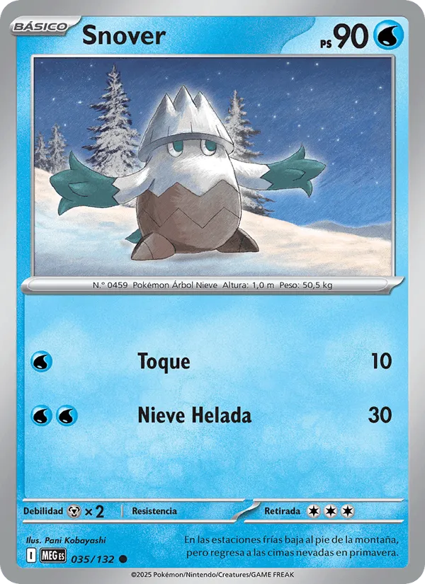 Snover · Megaevolución 035/132