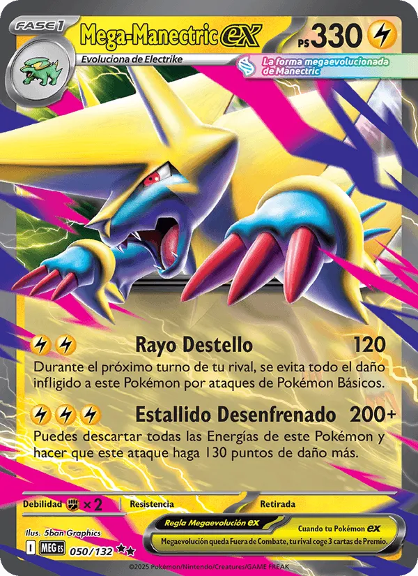 Mega-Manectric ex · Megaevolución 050/132